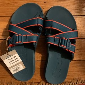Chaco Chillos Slide Outskirt Cobalt Men’s Sizes NWT